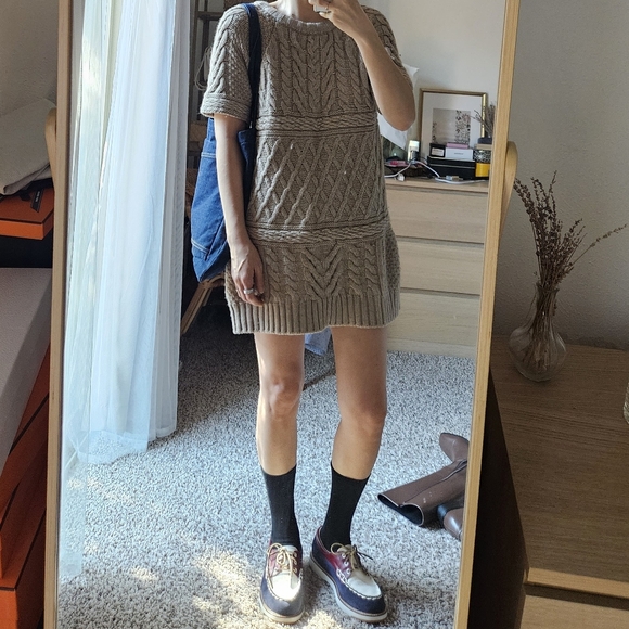 Sweater mini dress - Picture 2 of 14